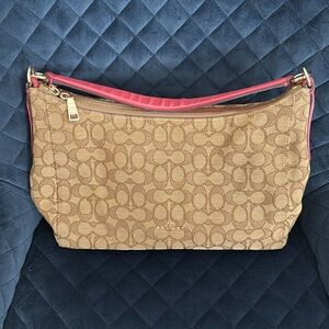Coach fabric handbag